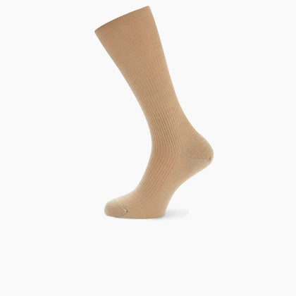 Ecru Mid-Length Merino Wool Socks Image 2