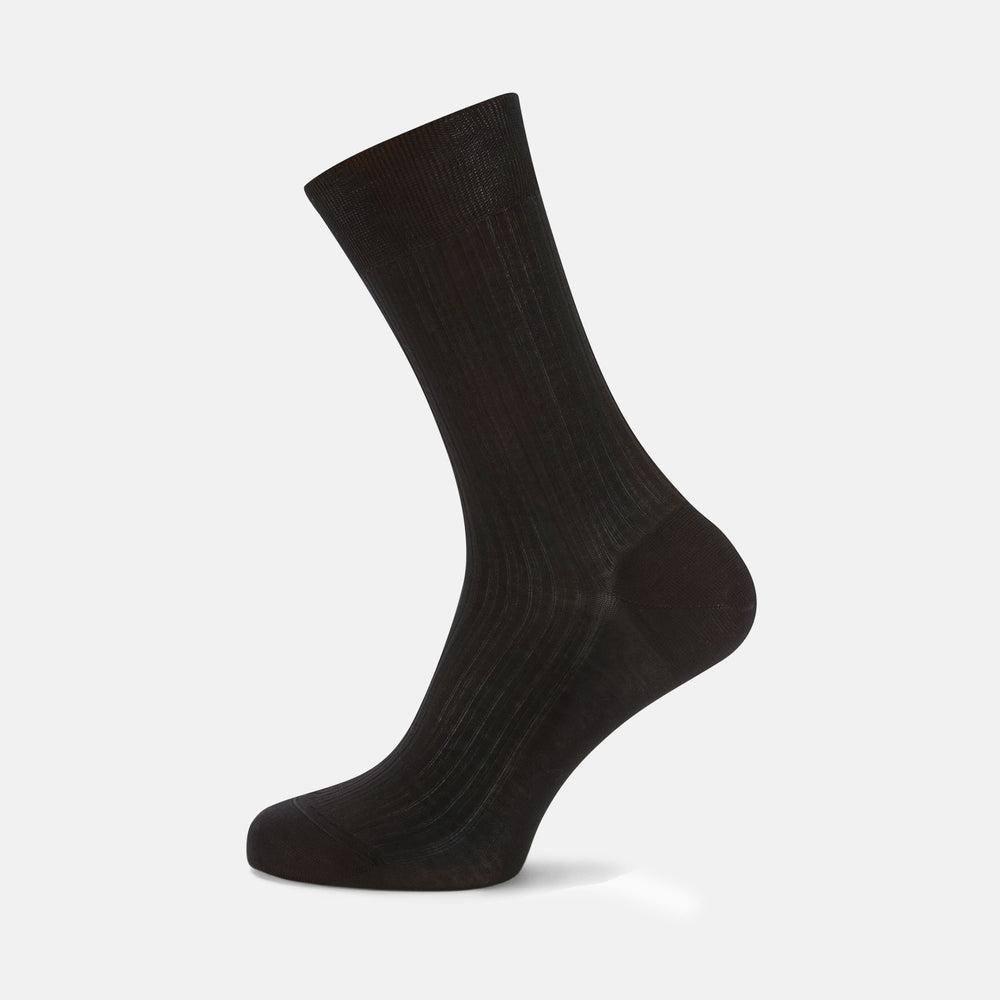 Black Short Cotton Socks