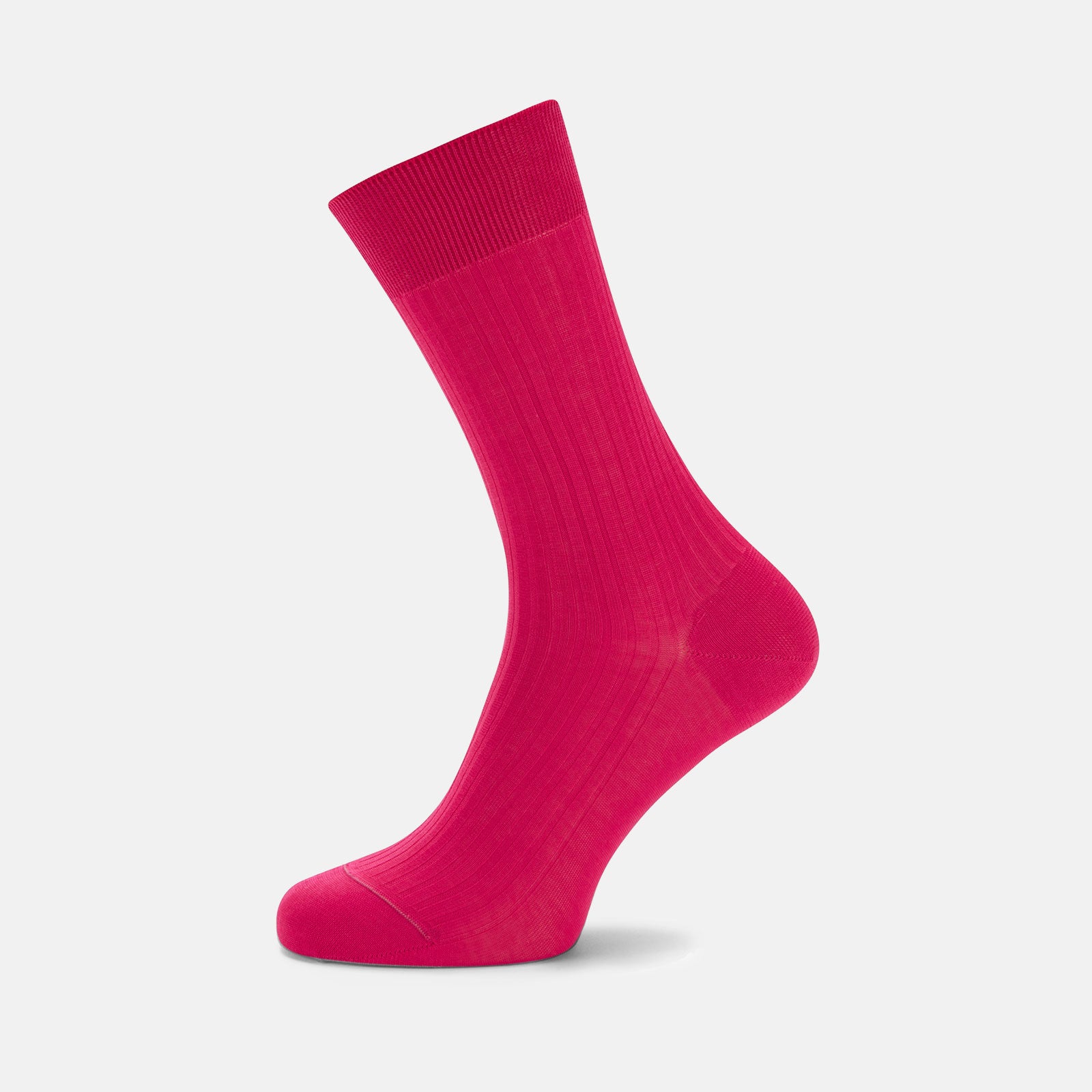 Hot Pink Short Cotton Socks