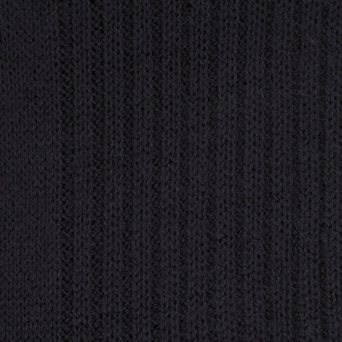 Black Long Merino Wool Socks Image 1