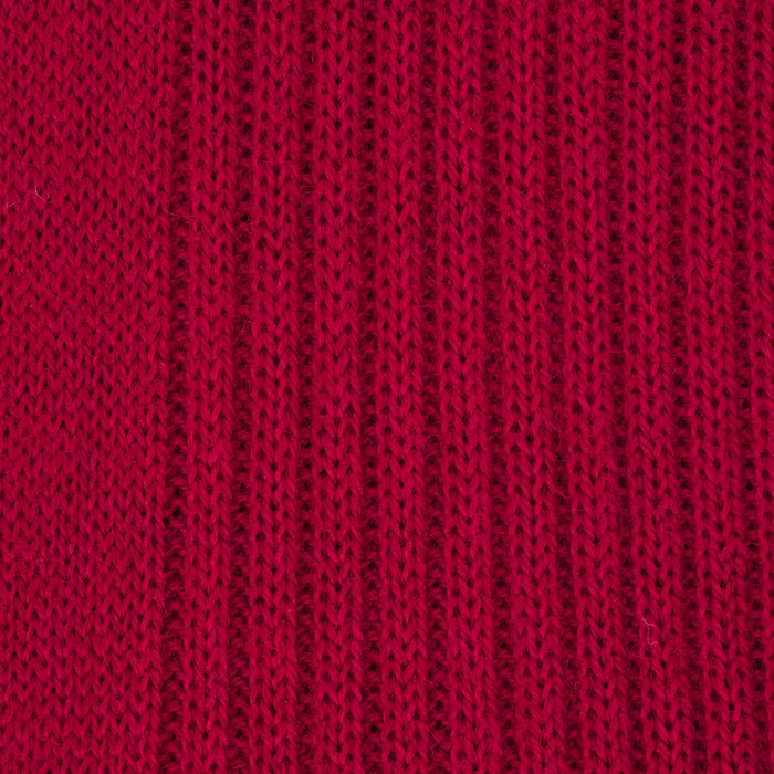 Red Long Merino Wool Socks Image 1