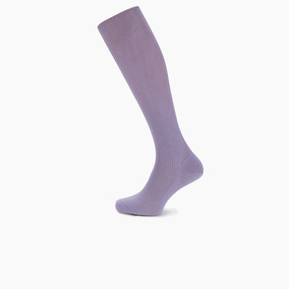 Lilac Long Merino Wool Socks Image 2
