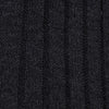 View 2 of product A single Turnbull & Asser Dark Grey Long Cotton Sock is shown in side view against a white background, with the toe pointing right and the cuff at the top.