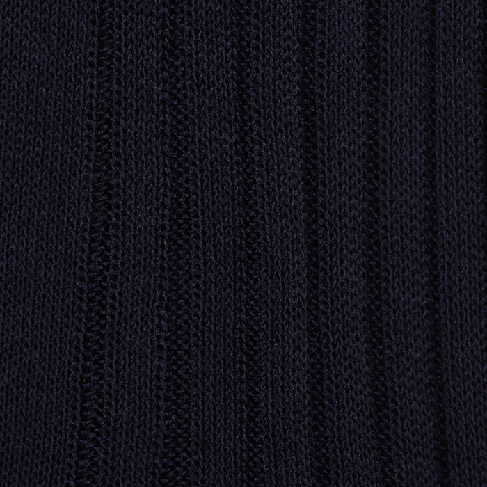 Navy Long Cotton Socks Image 1