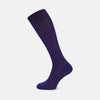 Purple Long Cotton Socks