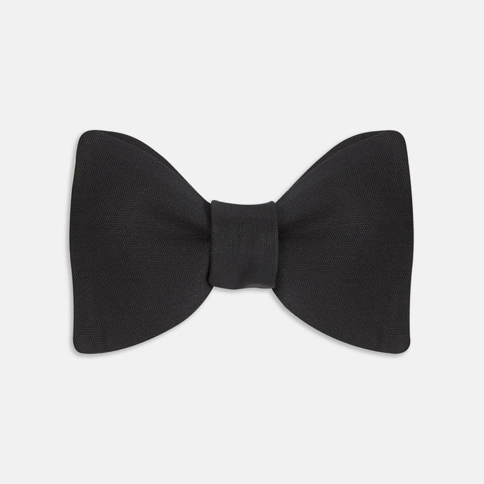 Black Barathea Bow Tie