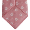 Pastel Pink Floral Jacquard Silk Tie