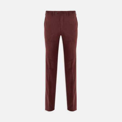 Copper Horizontal Corduroy Trousers