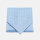 Sky Blue and White Medium Spot Silk Ascot Tie