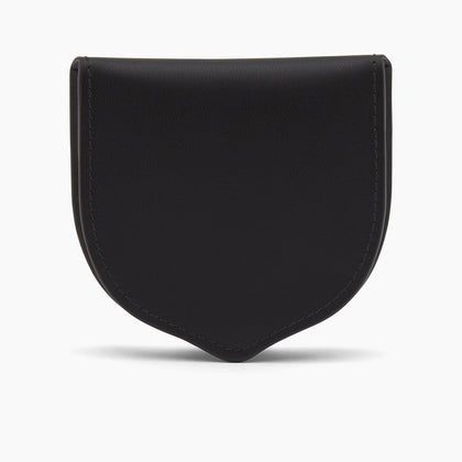 Black Leather Tray Purse Image 2