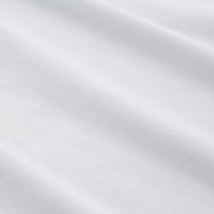 White Davey Cotton T-Shirt Image 4