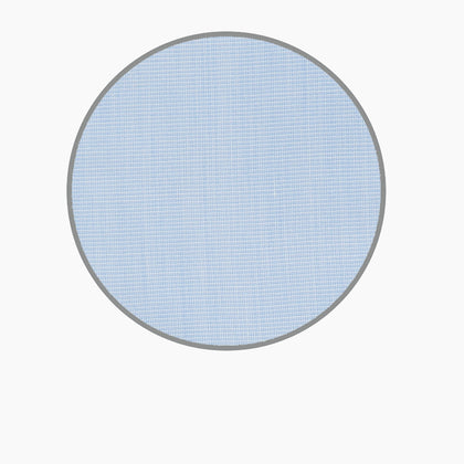 Light Blue End-on-End Cotton Fabric Image 2